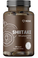 Movit Energy Shiitake 50% polysacharidů 500 mg, 90 kapslí - Doplněk stravy