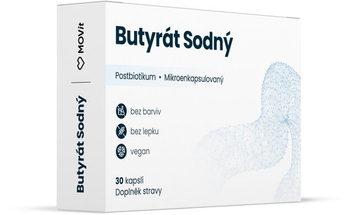 Movit Energy Postbiotikum Butyrát sodný, 30 enterosolventních kapslí - Probiotics - Main image