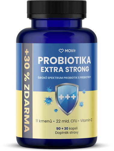 Movit Energy probiotika Extra Strong, 90 + 30 veganských kapslí - Probiotics - Main image