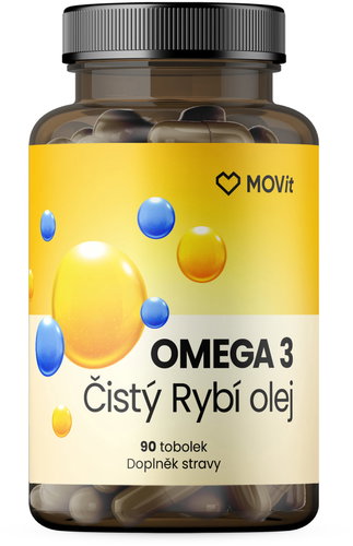 Movit Energy omega 3 Čistý Rybí olej, 90 tobolek - Omega 3 - Main image