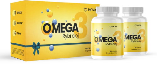 Movit Energy Omega-3 Fish Oil Gift Pack 1000 mg, 90+90 capsules - Omega 3 - Main image