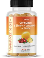 Movit Energy vitamín C 1200 mg s šípky + Vitamin D + Zinek PREMIUM, 90 + 30 tablet - Multivitamin
