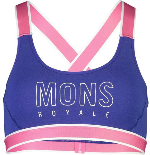 Mons Royale Stella X-Back Bra, Ultra Blue, size S - Bra - Main image