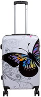 MONOPOL Butterfly White vel. M - Cestovní kufr