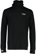 Mons Royale Yotei Powder Hood LS, Black, size M - T-Shirt