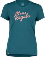 Mons Royale Icon Tee, Deep Teal, size S - T-Shirt
