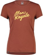 Mons Royale Icon Tee, Chocolate, size S - T-Shirt
