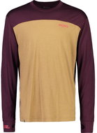 Mons Royale Yotei LS Toffee / Wine vel. XL - Tričko