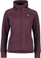 Mons Royale Nevis Wool Fleece Hood WMNS Wine vel. M - Mikina