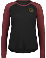Mons Royale Icon Raglan WMNS Dark Chocolate / Black, vel. L - Tričko