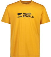 Mons Royale Icon T-Shirt Gold Mntn Logo, vel. M - Tričko