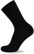 Mons Royale Atlas Crew Sock Black Small Logo, veľ. 42 – 44 - Ponožky