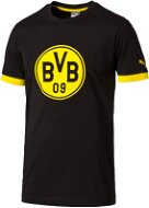 Puma BVB Badge T schwarz-Cyber-L schreien - T-Shirt