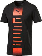 Puma Rebel Tee Dark Gray Heath XL - T-Shirt