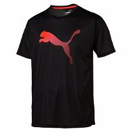 Vent Puma-Katze T Schwarz-Rot Bl S - T-Shirt