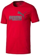 Puma ESS No.1 Tee Barbados Cherry XL - T-Shirt
