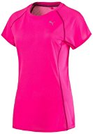 Puma PE_Running_S S Tee W Glo Pink S - T-Shirt