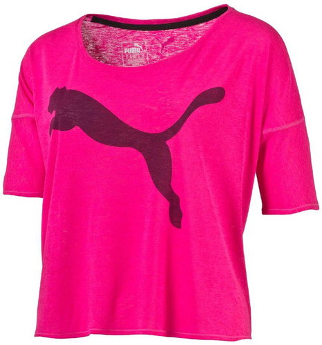 Puma The Good Life Tee Pink Glo S - T-Shirt - Main image