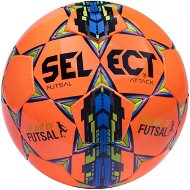 Select Futsal Attack Futsallabda, fényes narancssárga, 4-es méret - Futsal labda