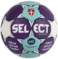 Select Solera – sky blue/white/purple veľkosť 0 - Hádzanárska lopta