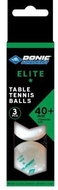 Donic Elite 1*, 2 × 3 darab, fehér - Ping-pong labda