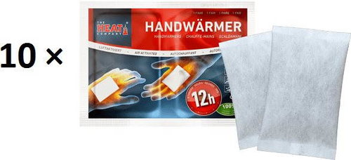 The Heat Company-warming pads on hand Handwarmer 12+ (10pcs pairs) - Warming Pad - Main image