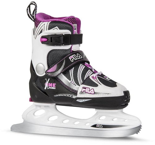 Fila X-One Ice G Black / Magenta EU 35 - Children's Ice Skates - Main image