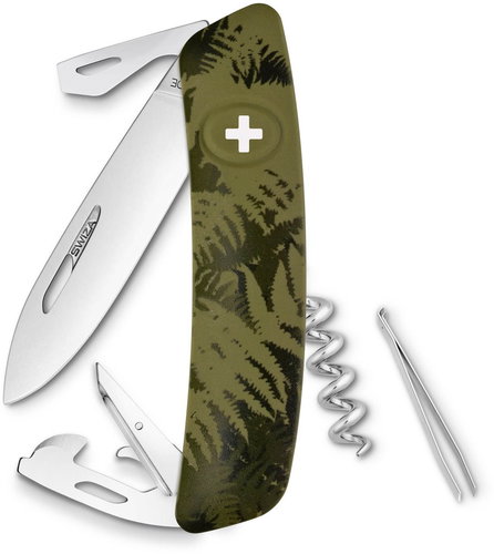 Swiza Swiss pocket knife C03 Silva khaki - Swiss Army Knife - Main image