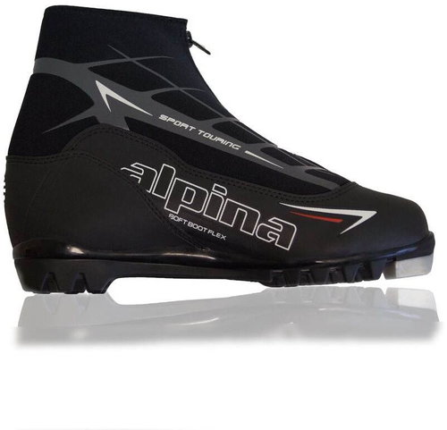 Alpina T10 Black / White / Red 47 - Cross-Country Ski Boots - Main image