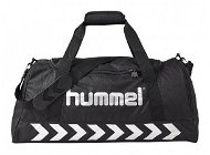 Hummel Authentic Sport Bag čierna / strieborná L - Športová taška