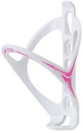 Force Get plastic, glossy white-pink - Bottle Cage