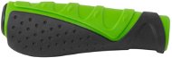 Force Formázott gumi markolat, fekete-zöld, csomagolt - Kerékpár markolat