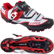 Force tretry MTB Carbon Devil, white-red 44 - Spikes