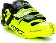 Force Road Carbon, fluoreszkáló sárga-fekete 45-ös - Kerékpáros cipő