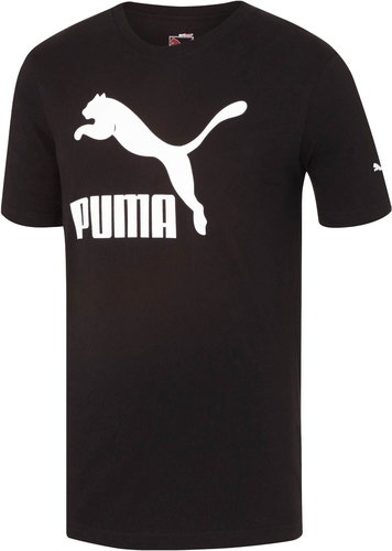 Puma ESS No.1 Tee Cotton Black-shoc size M - T-Shirt - Main image
