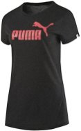 Puma ESS No.1 T Heather W Dunkelgrau vel. S - T-Shirt