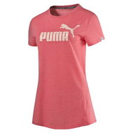 Puma ESS No.1 Tee Heather W Sunkist XS - T-Shirt
