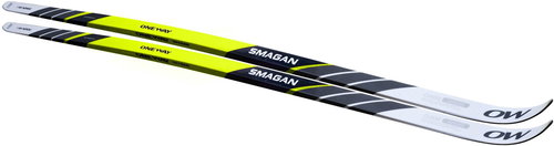 OW Smagan Classic Yellow / Black + SNS Pilot Sport CL 201 cm - Cross Country Skis - Main image