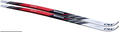 OW Smagan Classic Red / White + SNS Universal 196 cm - Cross Country Skis - Main image