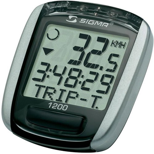 Sigma BASELINE 1200 Silver/Black - Bike Computer - Main image