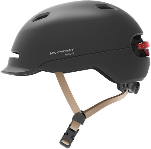 MS Energy Helmet MSH-20S Smart Black Size L (58-61cm) - Bike Helmet - Main image