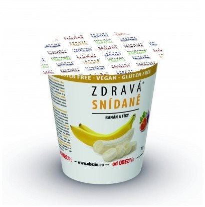 Healthy breakfast banana and figs 78g - Oatmeal - Main image