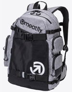 City Backpack Meatfly WANDERER Backpack, Heather Grey - Městský batoh