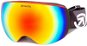 Ski Goggles Meatfly Ekko xls size. XL orange/red - Lyžařské brýle