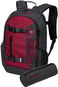 Městský batoh Meatfly Basejumper batoh, Wine / Charcoal, 22 L + penál zdarma - Městský batoh