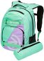 Meatfly Exile backpack, Lavender / Green Mint, 24 L + free pencil case - City Backpack