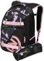 Meatfly Exile backpack, Storm Camo Pink, 24 L + free pencil case - City Backpack
