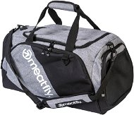 Sportovní taška Meatfly cestovní taška Rocky, Black/Grey - Sportovní taška