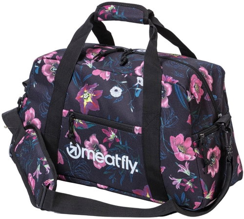Meatfly travel bag Mavis, Hibiscus Black - Sports Bag - Main image