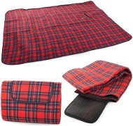 WERK 150 × 200 cm, red checked - Picnic Blanket